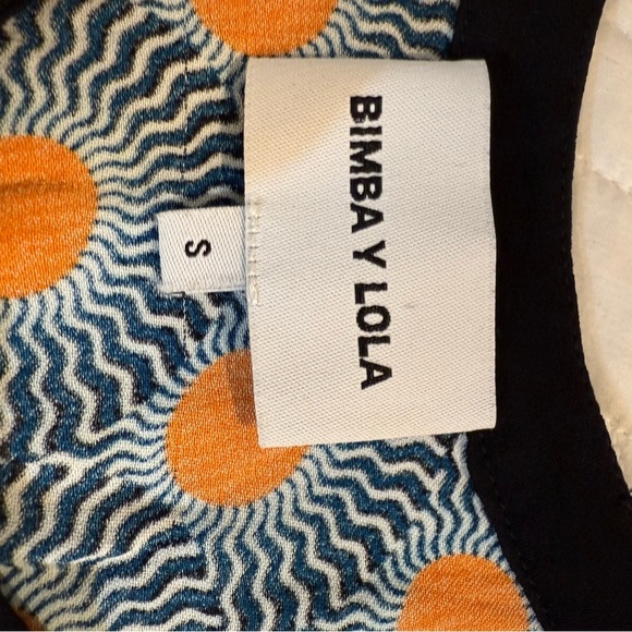 Orange and Black Patterned Tank Top - Picture 9 of 9